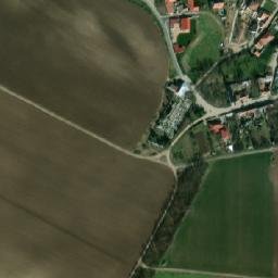 Satellite imagery of [Božice-České Křídlovice] church t., CZ
