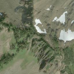 Satellite imagery of Lasiocarpa Ridge, US