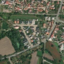 Satellite imagery of [Podivín] church t., CZ