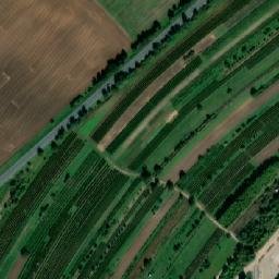 Satellite imagery of Mir [Mikulčice] coal mine chimney, CZ