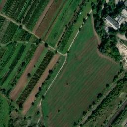 Satellite imagery of Mir [Mikulčice] coal mine chimney, CZ