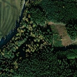 Satellite imagery of Olymp [Boletice-Kraví Hora] church t., CZ