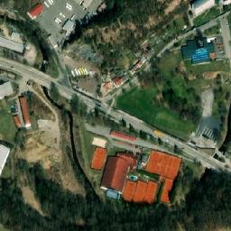 Satellite imagery of Český Krumlov Castle, CZ