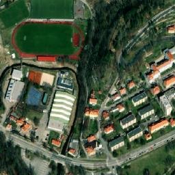 Satellite imagery of Český Krumlov Castle, CZ