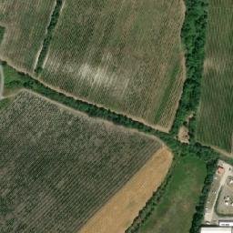 Satellite imagery of [Mikulov na Moravě] factory chimney, CZ