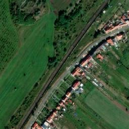 Satellite imagery of Mir [Mikulčice] coal mine chimney, CZ