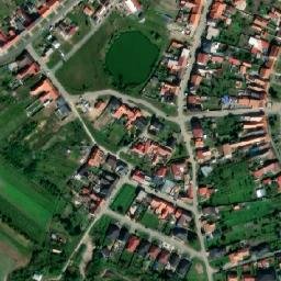 Satellite imagery of Mir [Mikulčice] coal mine chimney, CZ