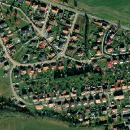Satellite imagery of [Kájov-Kladné] church t., CZ