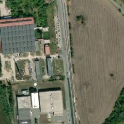 Satellite imagery of [Mikulov na Moravě] factory chimney, CZ