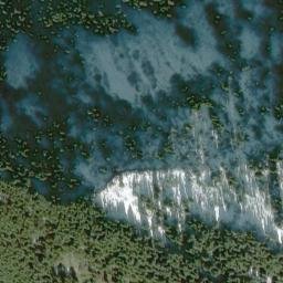 Satellite imagery of Chromatic Moraine, US