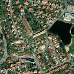 Satellite imagery of [Český Krumlov] castle outlook t., CZ