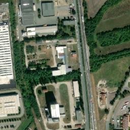 Satellite imagery of [Mikulov na Moravě] factory chimney, CZ