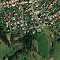 Satellite imagery of Křížová hora [Český Krumlov] chapel sanctus t., CZ