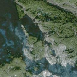 Satellite imagery of Chromatic Moraine, US
