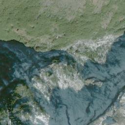 Satellite imagery of Chromatic Moraine, US