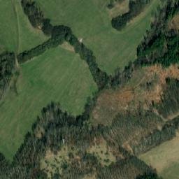 Satellite imagery of Křížová hora [Český Krumlov] chapel sanctus t., CZ