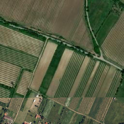 Satellite imagery of [Hnánice] church t., CZ