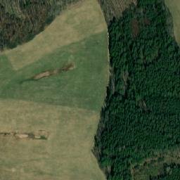 Satellite imagery of Křížová hora [Český Krumlov] chapel sanctus t., CZ