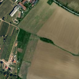 Satellite imagery of [Hnánice] church t., CZ