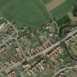 Satellite imagery of [Strachotice] church t., CZ