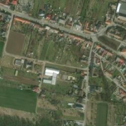 Satellite imagery of [Hrabětice] church t., CZ