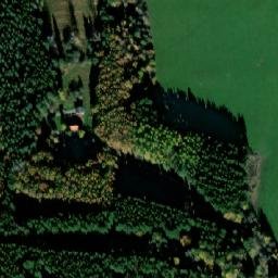 Satellite imagery of [Boletice-Polná] church t., CZ