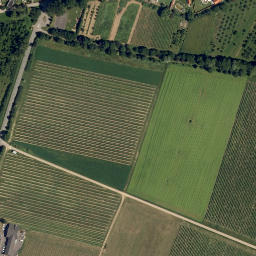 Satellite imagery of [Hnánice] church t., CZ