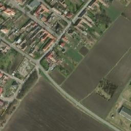 Satellite imagery of [Strachotice] church t., CZ