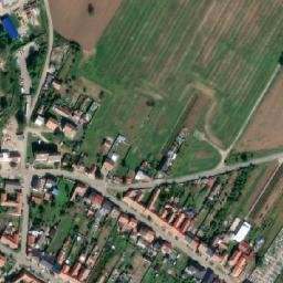 Satellite imagery of [Hrušky] church t., CZ