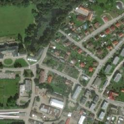 Satellite imagery of [Nové Hrady] church t., CZ