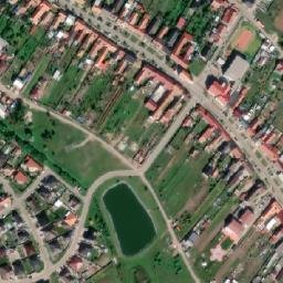 Satellite imagery of [Hrušky] church t., CZ