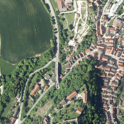 Satellite imagery of Harburg Castle, DE