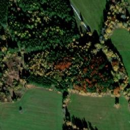 Satellite imagery of [Horní Planá - Hodňov] church t., CZ