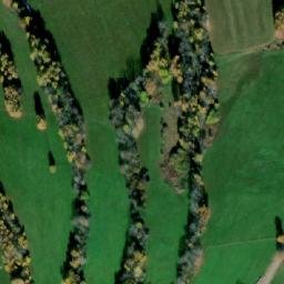 Satellite imagery of [Horní Planá - Hodňov] church t., CZ