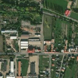 Satellite imagery of [Chvalovice] church t., CZ