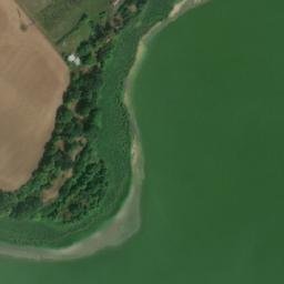 Satellite imagery of temple of Apollo [Břeclav-Charvátská Nová Ves] outlook t., CZ