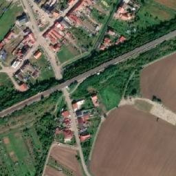 Satellite imagery of [Hrušky] church t., CZ