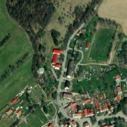 Satellite imagery of [Přídolí] church t., CZ