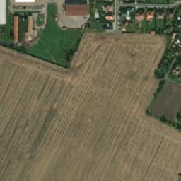 Satellite imagery of [Chvalovice] church t., CZ