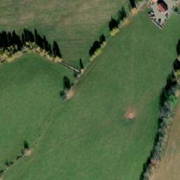 Satellite imagery of [Horní Planá - Hodňov] church t., CZ