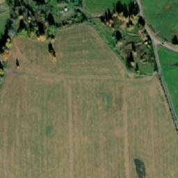 Satellite imagery of [Horní Planá - Hodňov] church t., CZ