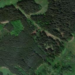 Satellite imagery of Dobrá Voda [Horní Planá] church t., CZ