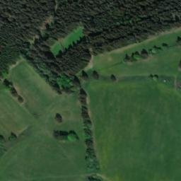 Satellite imagery of Dobrá Voda [Horní Planá] church t., CZ