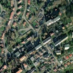 Satellite imagery of [Větřní] church t., CZ