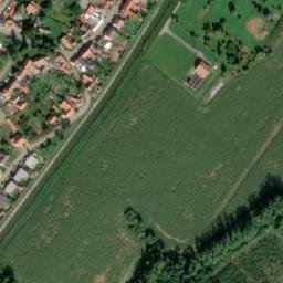 Satellite imagery of [Týnec na Moravě] church t., CZ