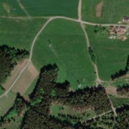 Satellite imagery of [Věžovatá Pláně] church t., CZ