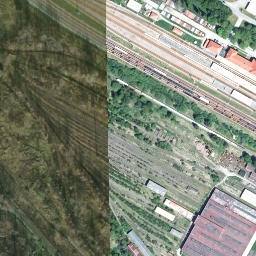 Satellite imagery of [České Velenice] railway station HG, CZ