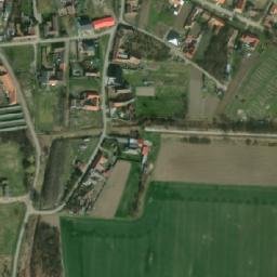 Satellite imagery of [Dyjákovice] church t., CZ