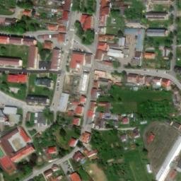 Satellite imagery of [Horní Planá] church t., CZ