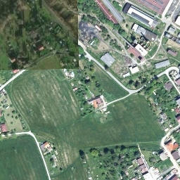 Satellite imagery of [České Velenice] railway station HG, CZ